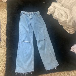 zara high waisted jeans, never worn, size 6